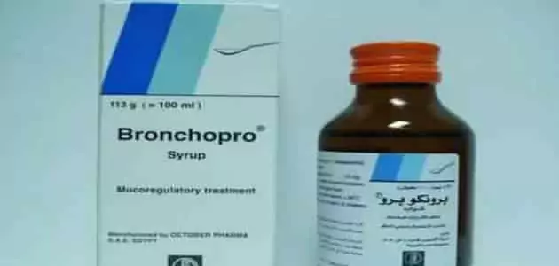 استعمالات برونكوبرو منظم للمخاط نقط وشراب والجرعة والأعراض والسعر‎‎
