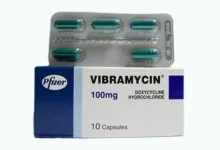 سعر Vibramycin 100 كبسولة بعد الزيادة ودواعي الاستخدام