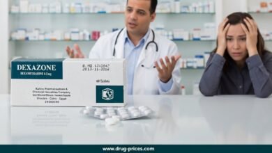 عبوة وأقراص دواء ديكسازون (Dexazon) لعلاج الالتهابات والتحذير من استخدامه لزيادة الوزن