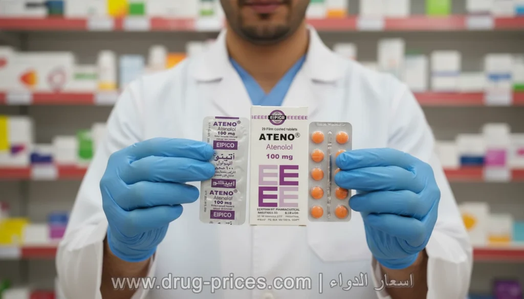 حبوب اتينو لعلاج ضغط الدم Ateno tablets
