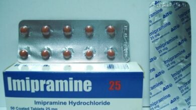 دواعي استعمال دواء اميبرامين imipramine والتجارب والجرعة والسعر والبديل‎