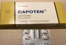 دواعي استعمال كابوتن capoten والأضرار والجرعة والسعر‎