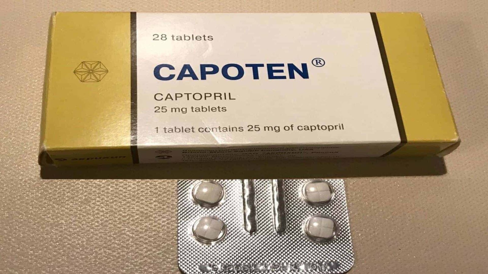 دواعي استعمال كابوتن capoten والأضرار والجرعة والسعر‎