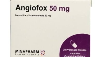 أقراص انجيوفوكس Angiofox للقلب: الاستعمالات والجرعة والسعر والأعراض‎