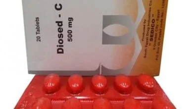 استخدامات حبوب ديوسيد سي Diosed C والأضرار والجرعة والسعر‎‎