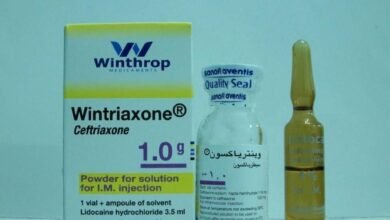 استخدامات حقن وينترياكسون wintriaxone مضاد حيوي والجرعة والسعر والبديل‎