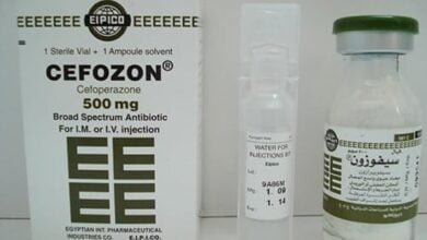 استخدامات سيفوزون حقن مضاد حيوي