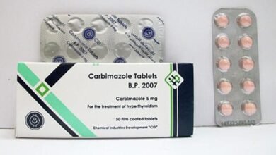 كاربيمازول carbimazole: المضاعفات والفوائد والأعراض والسعر والبديل‎