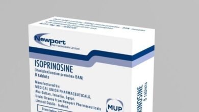 ايزوبرينوزين لعلاج التهاب الحلق