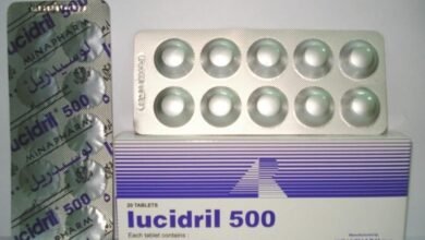 جرعة لوسيدريل 500 قبل الأكل ولا بعده ولماذا يستخدم lucidril؟‎