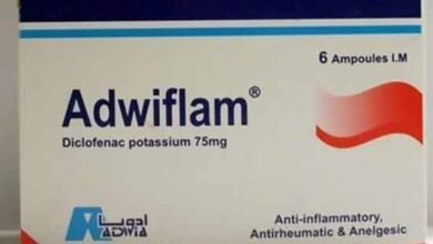 سعر واستخدامات ادويفلام Adwiflam والجرعة والبديل‎
