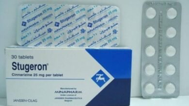 فوائد ستوجيرون stugeron علاج للأوعية الدموية والآثار الجانبية والبديل‎