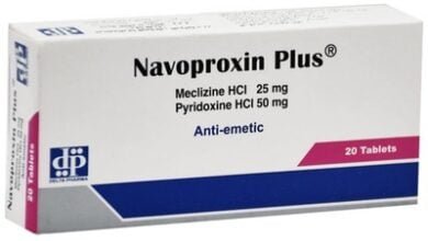 نافوبروكسين navoproxin للقيء: الاستخدام للحامل والأعراض والجرعة والسعر‎