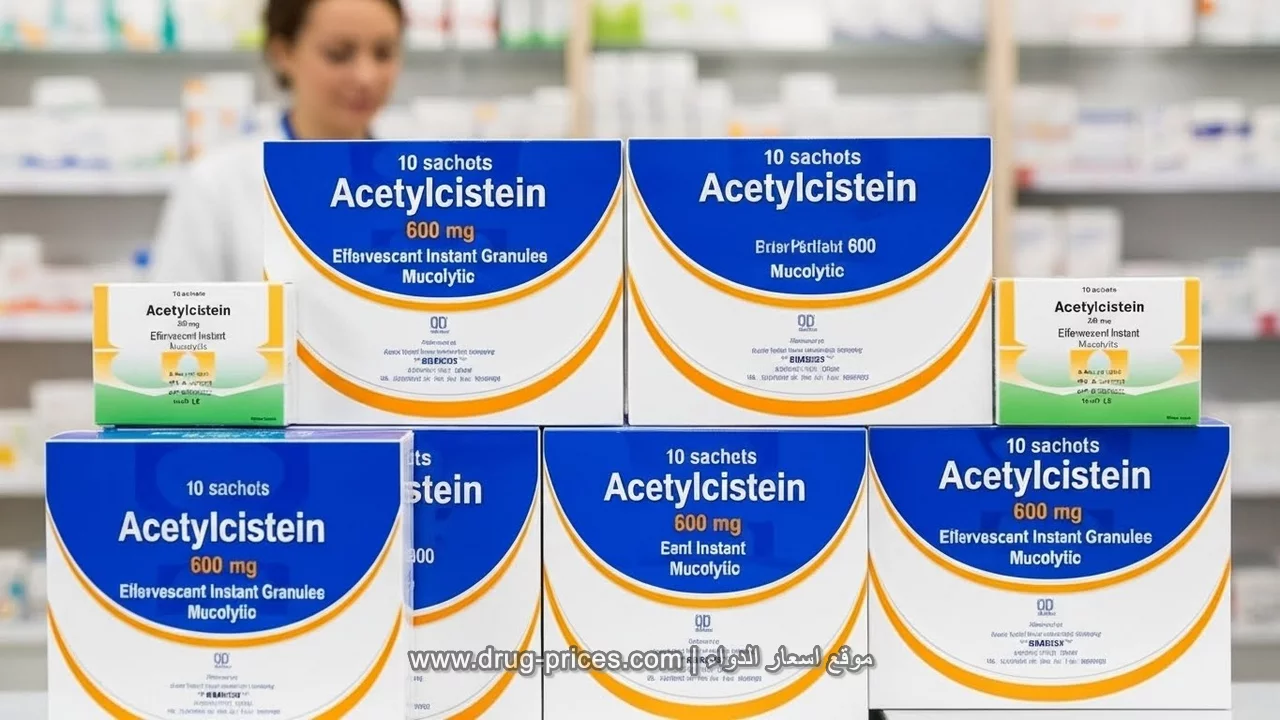 تركيز 600 مجم من استيل سستايين الاستخدام الشائع في الأمراض التنفسية