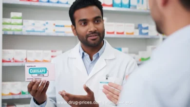 علبة دواء كيوريسيف Curisafe بتركيزات مختلفة لعلاج الالتهابات البكتيرية