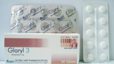 دواعي استعمال جلاريل Glaryl والسعر والجرعة والأعراض‎