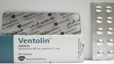 دواعي استعمال فنتولين Ventolin أقراص والسعر وخطورة الجرعة الزائدة‎