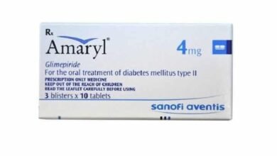 أقصى جرعة أماريل Amaryl وهل يزيد الوزن وما هي الأعراض الجانبية والأضرار والسعر؟‎