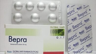 استخدامات بيبرا Bepra أقراص والأعراض الجانبية والسعر والبديل‎