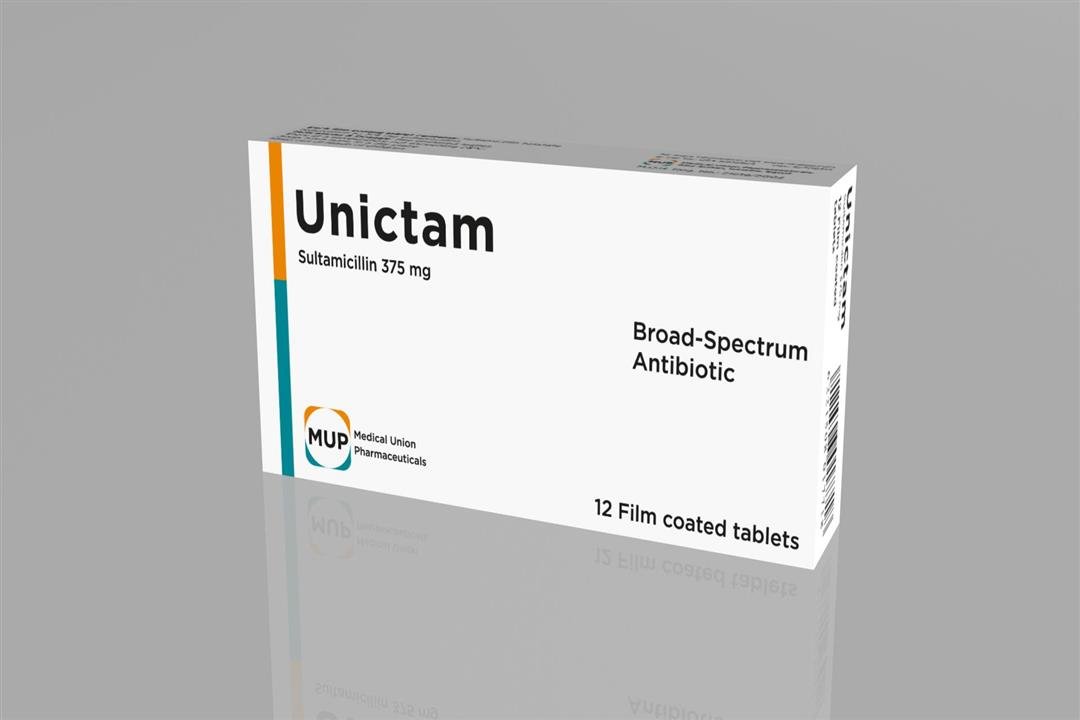 استخدامات يونيكتام unictam مضاد حيوي وجرعة الأطفال والكبار والسعر والبديل‎