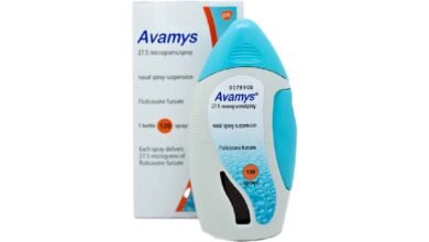 بخاخ افاميس avamys للأنف: دواعي الاستعمال والسعر والأضرار ومدى خطورته على الحامل والبديل  ‎