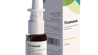 بخاخ تيكانيز ticanase للأنف ومدة وطريقة الاستخدام والسعر والأضرار والبديل‎