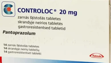 جرعة وفوائد controloc كونترولوك 20- 40 والآثار الجانبية والبدائل‎