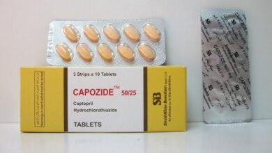 سعر حبوب كابوزايد capozide والاستخدامات والجرعة والأضرار‎