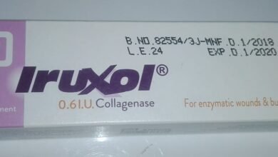 سعر واستخدامات مرهم ايروكسول Iruxol الأفضل لالتئام الجروح‎