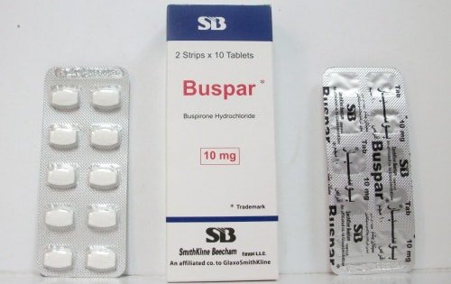 بوسبار أقراص لعلاج القلق والتوتر العصبى Buspar Tablets