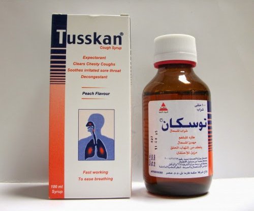 توسكان شراب طارد للبلغم ومهدئ للسعال Tusskan Syrup