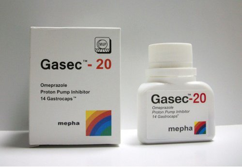 جازيك كبسولات لعلاج قرحة المعدة والاثنى عشر Gasec Capsules