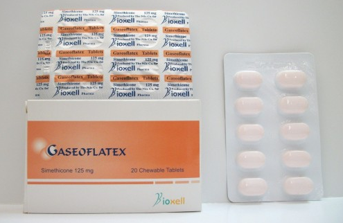 جاسيوفلاتيكس أقراص لعلاج الانتفاخ واضطرابات المعدة Gaseoflatex Tablets