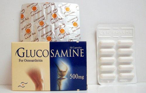 جلوكوزامين كبسولات لعلاج إلتهابات المفاصل Glucosamine Capsules