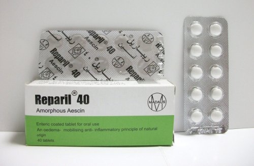 ريباريل أقراص لعلاج الدوالى ومضاد للالتهابات Reparil Tablets