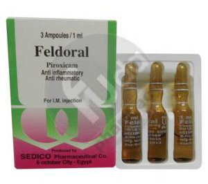 فلدورال أمبولات حقن مسكن للالم ومضاد للروماتيزم Feldoral Ampules