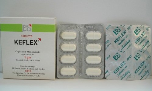 كيفليكس كبسولات مضاد حيوي لعلاج الالتهابات البكتيرية Keflex Capsules