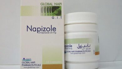نابيزول لعلاج قرحة وحموضة والتهابات المعدة والاثنى عشر Napizole