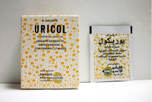 يوريكول فوار أكياس مذيب لحصوات المسالك Uricol Eff Sachets