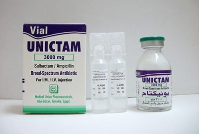 يونيكتام فيال حقن مضاد حيوى واسع المجال Unictam vial