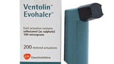 فنتولين بخاخ الربو للكبار: الجرعة وطريقة الاستخدام والسعر والأضرار