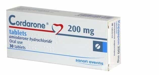 كوردارون Cordarone مقوي للقلب بالفوائد والسعر والبديل والأضرار‎