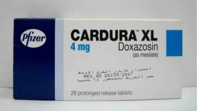 مدة علاج كاردورا cardura والجرعة والسعر والبديل والاستخدامات‎