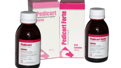 نشرة بديكورت pedicort فورت: هل يؤخذ دواء بديكورت للأطفال لعلاج الرشح والكحة؟‎