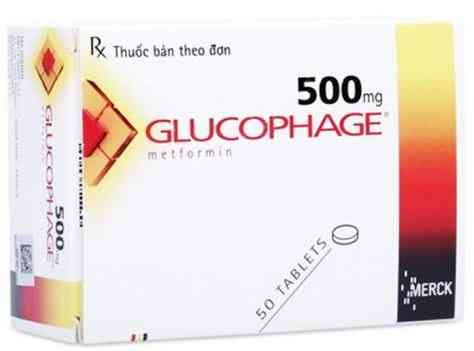 علبة حبوب جلوكوفاج Glucophage لضبط مستويات السكر في الدم