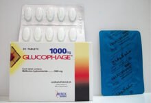 جلوكوفاج أقراص لعلاج زيادة السكر فى الدم وإنقاص الوزن Glucophage Tablets