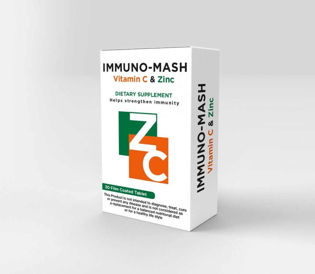 دواعي استعمال أميونوماش IMMUNO MASH فيتامين سي وزنك السعر والجرعة والآثار الجانبية 