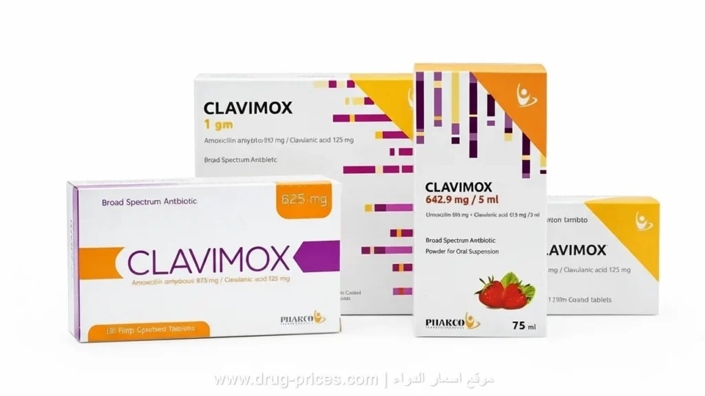 سعر كلافيموكس في الصيدليات 2026