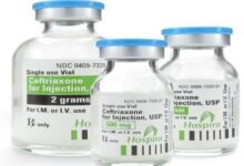 دواعي استعمال حقن سفترياكسون triaxone عضل ووريد وجرعة الحامل والسعر‎