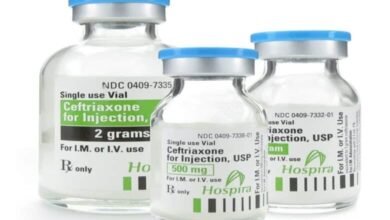 دواعي استعمال حقن سفترياكسون triaxone عضل ووريد وجرعة الحامل والسعر‎